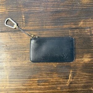 Louis Vuitton Black Epi Leather Key Holder